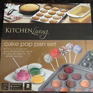 Kitchen Living Cake Pop Pan Set - New in Box